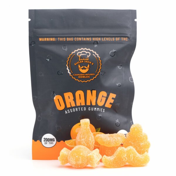 200mg THC Assorted Gummies (Sugar Jack’s)