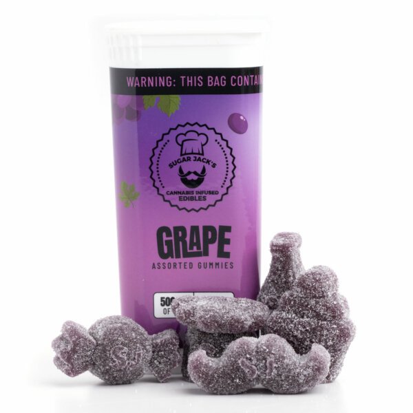 Alternative view of 500mg THC Assorted Gummies (Sugar Jack’s)