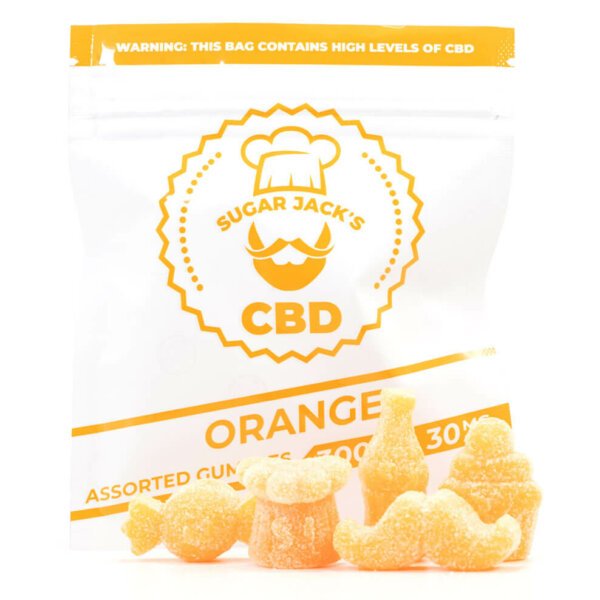 Alternative view of 300mg CBD Assorted Orange Gummies (Sugar Jack’s)