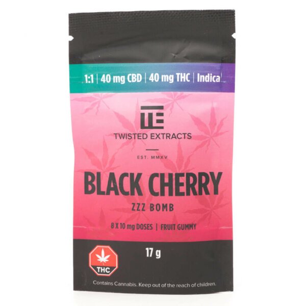 80mg 1:1 Jelly Bombs (Twisted Extracts) - Image 3